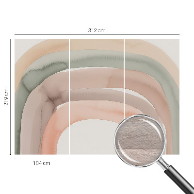 High quality photo wallpaper Rainbow arches