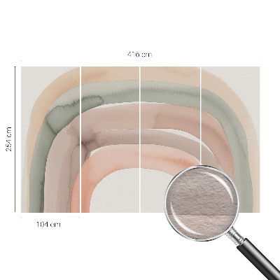 High quality photo wallpaper Rainbow arches