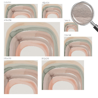 High quality photo wallpaper Rainbow arches