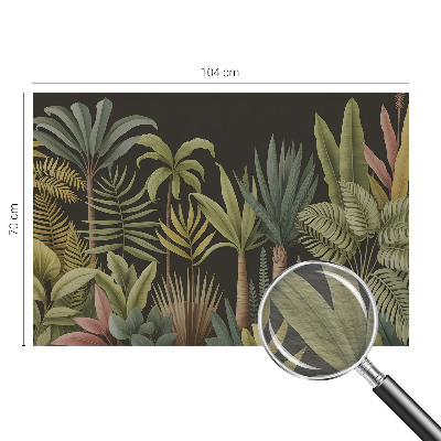 Premium wall mural for bedroom Tropical jungle