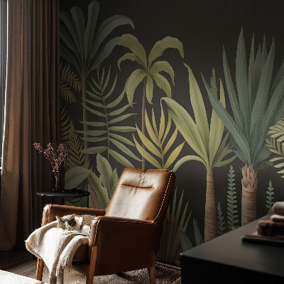 Premium wall mural for bedroom Tropical jungle