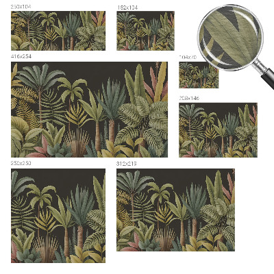 Premium wall mural for bedroom Tropical jungle