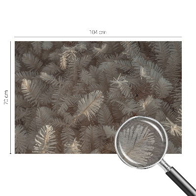Non-woven wall mural Frosty twigs