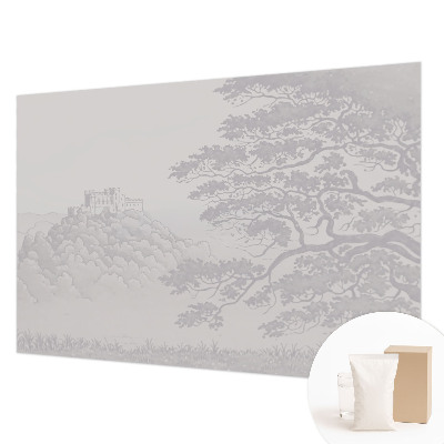 Decorative wall mural for living room Castle landscape