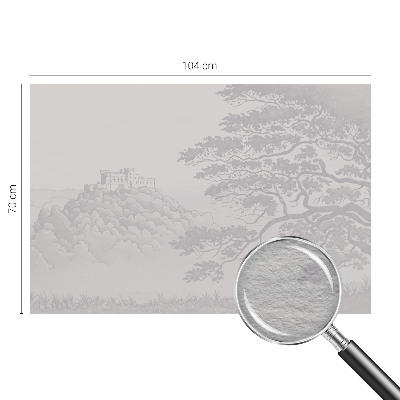 Decorative wall mural for living room Castle landscape