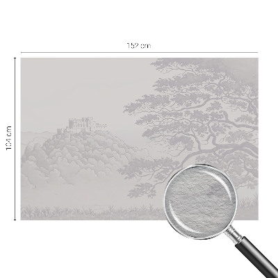 Decorative wall mural for living room Castle landscape