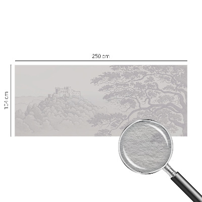 Decorative wall mural for living room Castle landscape