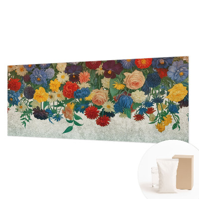 Non-woven photo wallpaper Colorful flowers