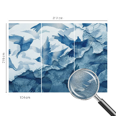 Photo wall mural Dynamic birds