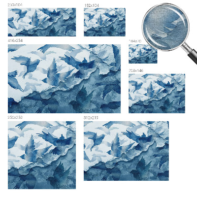 Photo wall mural Dynamic birds