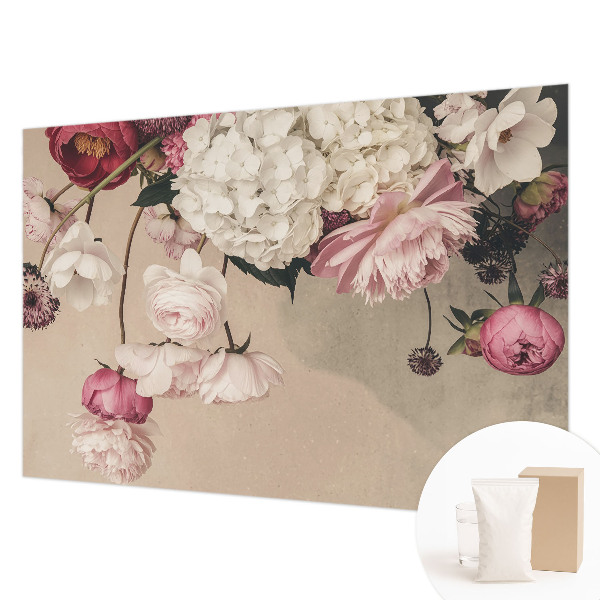 Photo wallpaper Romantic flowers