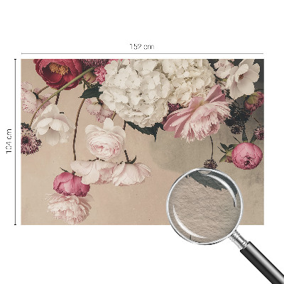 Photo wallpaper Romantic flowers
