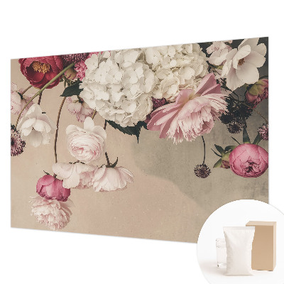 Photo wallpaper Romantic flowers