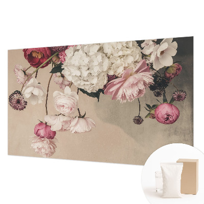 Photo wallpaper Romantic flowers