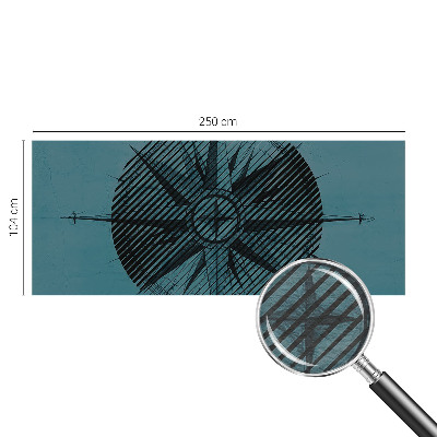 Wall mural for bedroom Marine compass
