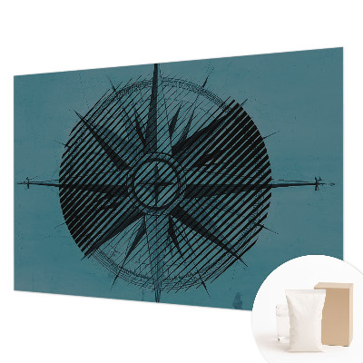 Wall mural for bedroom Marine compass