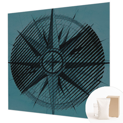 Wall mural for bedroom Marine compass