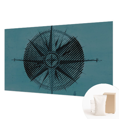 Wall mural for bedroom Marine compass