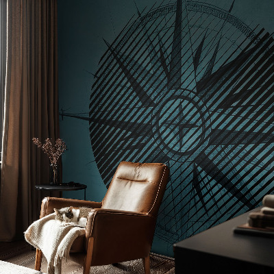 Wall mural for bedroom Marine compass