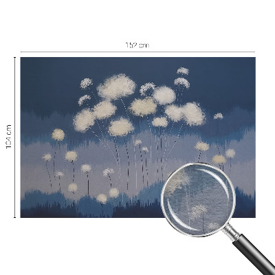 Wall mural for living room White dandelions