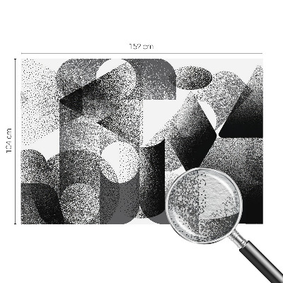 Wallpaper mural for living room Geometric shapes