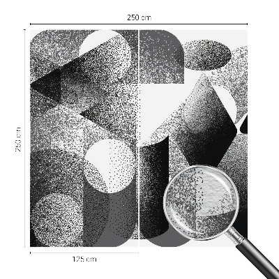 Wallpaper mural for living room Geometric shapes