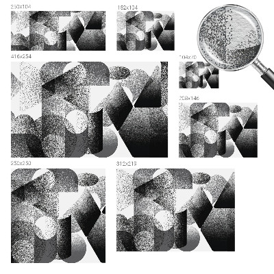 Wallpaper mural for living room Geometric shapes