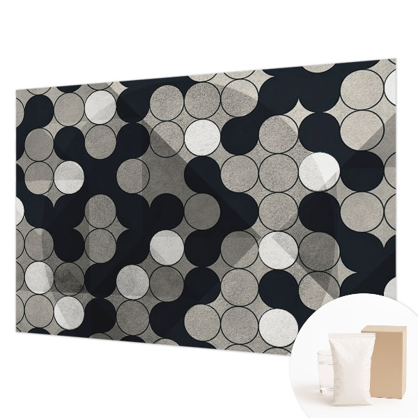 Large wallpaper mural Geometric circles