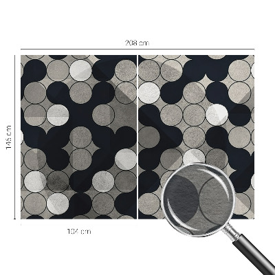 Large wallpaper mural Geometric circles