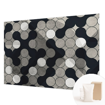 Large wallpaper mural Geometric circles