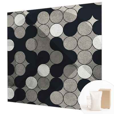Large wallpaper mural Geometric circles