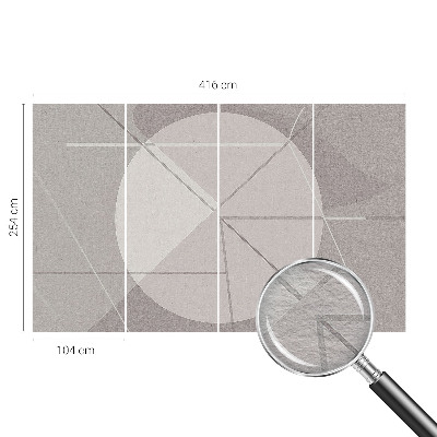 Custom size wall mural Abstract geometry