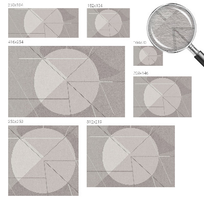 Custom size wall mural Abstract geometry
