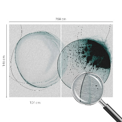 High quality photo wallpaper Green circles