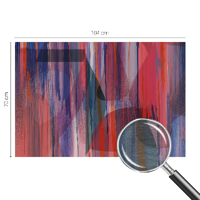 Modern wall mural for living room Rainbow stripes