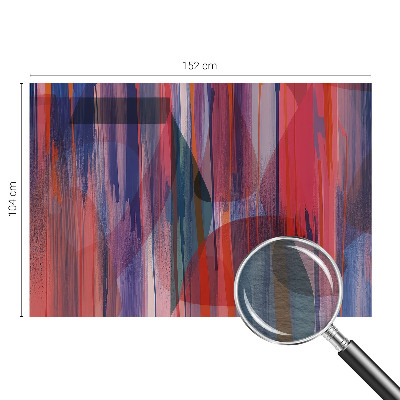 Modern wall mural for living room Rainbow stripes