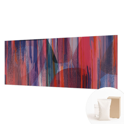 Modern wall mural for living room Rainbow stripes