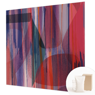 Modern wall mural for living room Rainbow stripes