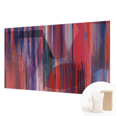 Modern wall mural for living room Rainbow stripes