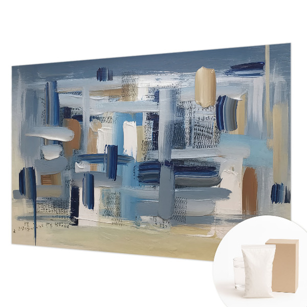 Decorative wall mural for living room Abstraction brushes
