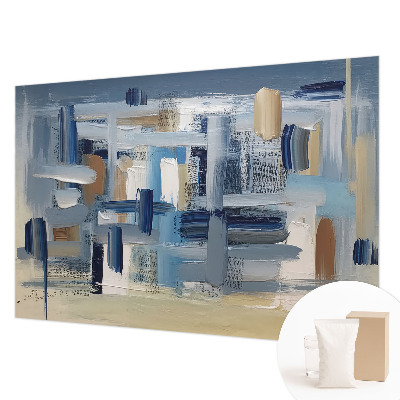 Decorative wall mural for living room Abstraction brushes