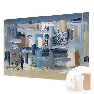 Decorative wall mural for living room Abstraction brushes