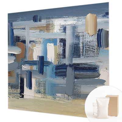 Decorative wall mural for living room Abstraction brushes