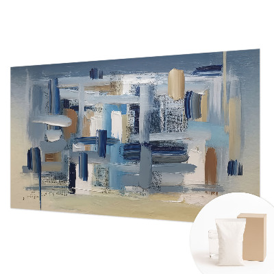 Decorative wall mural for living room Abstraction brushes