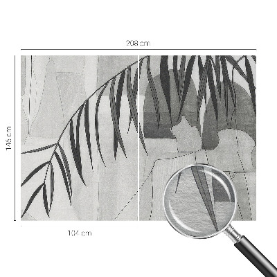 Non-woven wall mural Abstract palm tree