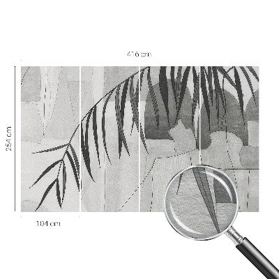 Non-woven wall mural Abstract palm tree