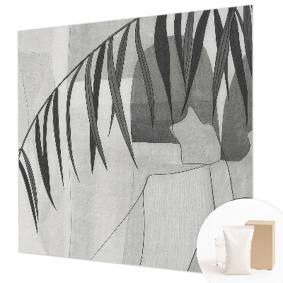 Non-woven wall mural Abstract palm tree
