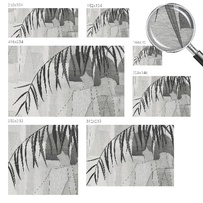 Non-woven wall mural Abstract palm tree