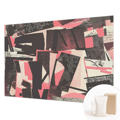 Non-woven photo wallpaper Geometric collage