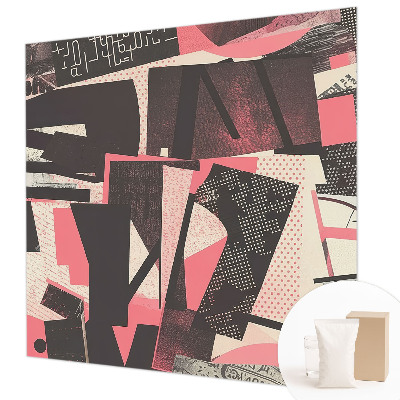 Non-woven photo wallpaper Geometric collage